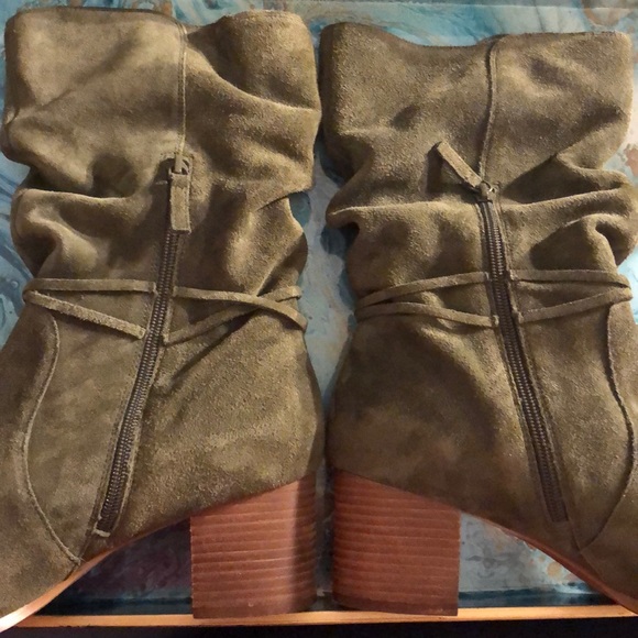 Janine Tall Shaft Suede Boots 